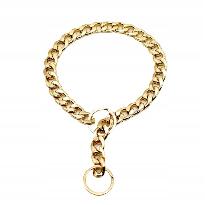 Zgarda placata cu aur, L(45cm), Auriu