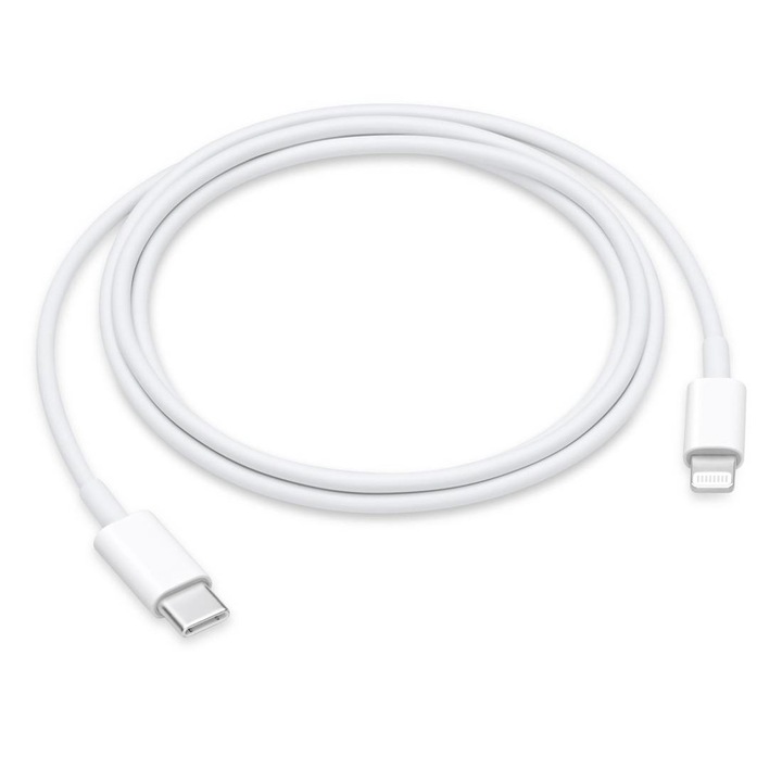 Кабел съвместим с Apple, iPnone, бързо зареждане, Type-c(м), apple lighining(м), 1m, 3A