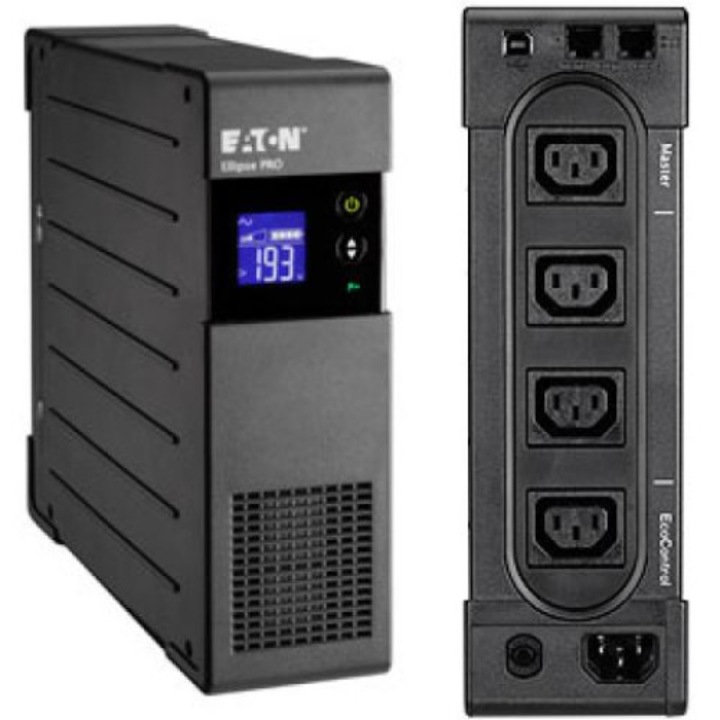 Неуправляем UPS, EATON, 850VA, черен