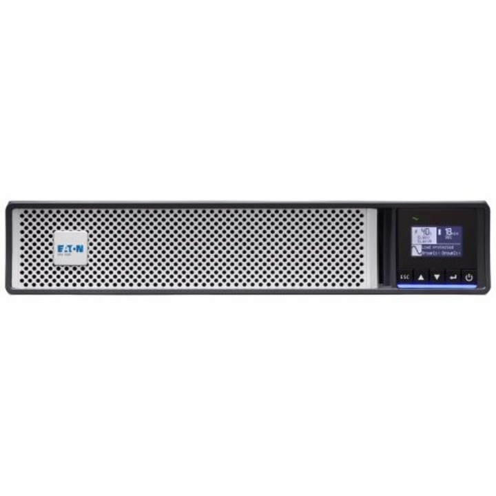Eaton EATON szünetmentes 1500VA - 5PX1500IRT2UG2 (8x C13 kimenet, vonali-interaktív, LCD, USB, Rack 2U/Torony) G2