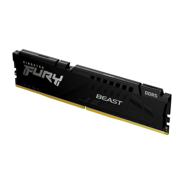 Памет Kingston FURY Beast Black XMP, 32GB DDR5, 5200MT/s, CL40