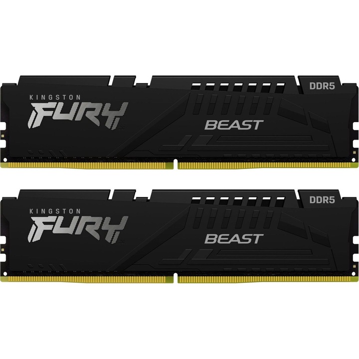Памет, Kingston, 64GB, 6000 MHz, Quad channel, CL40, 1.25V, Черен