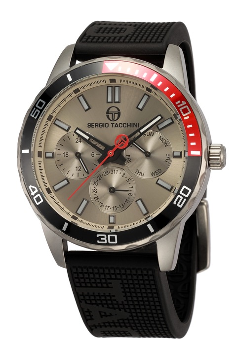 Мъжки часовник Sergio Tacchini ST.1.10082-4, Черен/Сив