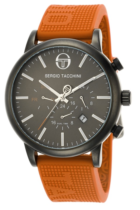 Мъжки часовник Sergio Tacchini ST.1.10081-6, Оранжев/Черен