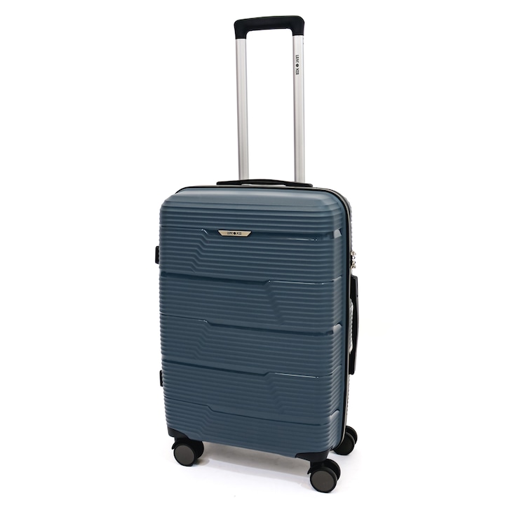 Куфар Lamonza Reno 63x41x25 см 3,2 кг, Сив