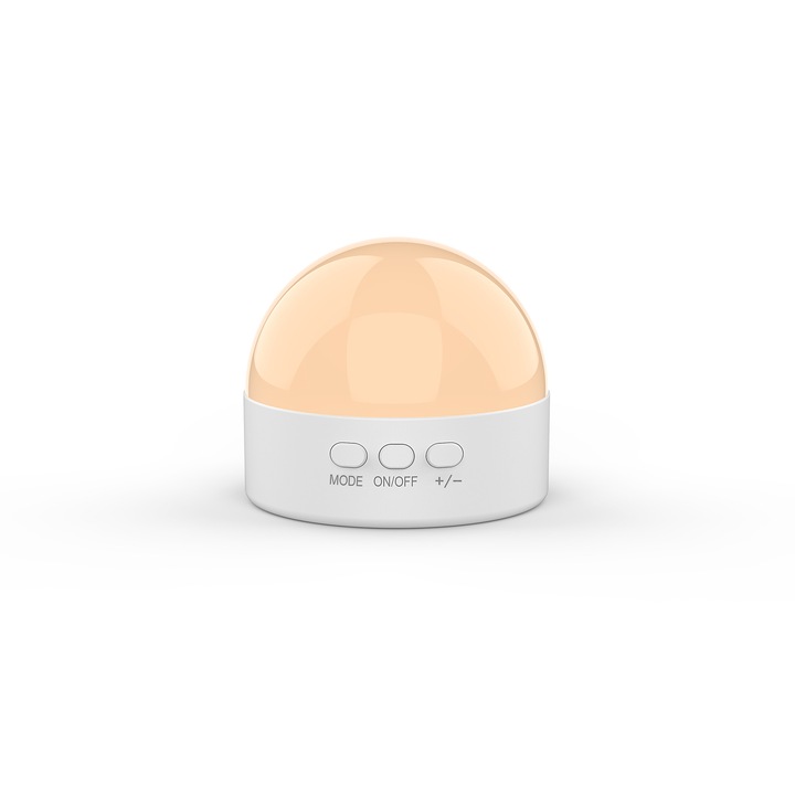 Lampa de veghe LED lumina rece, calda, RGB, variator, USB-C