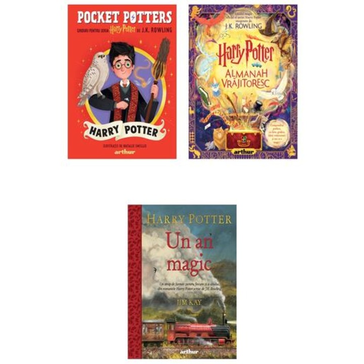 Pachet Harry Potter ( Un an magic, Almanah Vrajitoresc, Pocket Potters 1)
