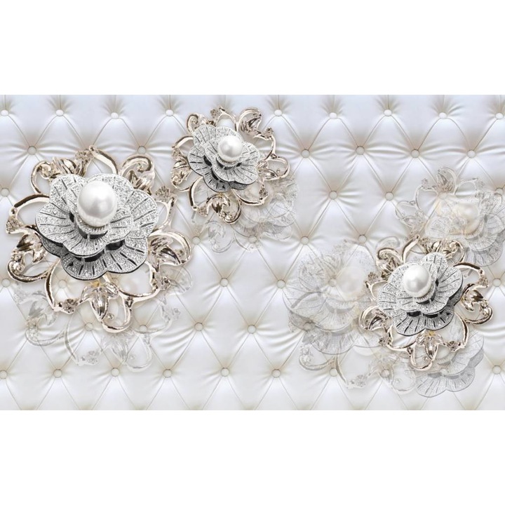 Tablou Canvas - Flori De Argint, 35x50 cm