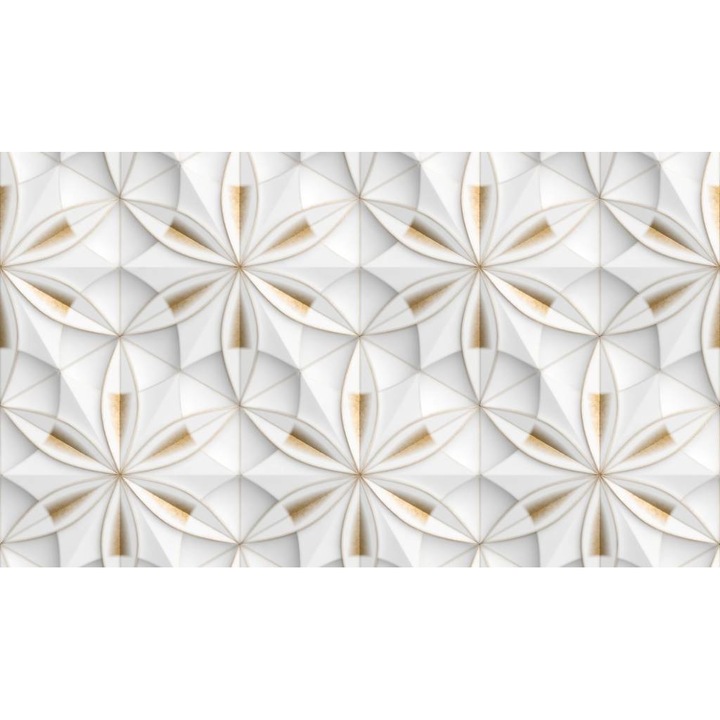 Tablou Canvas - Pattern Flori Albe, 30x40 cm