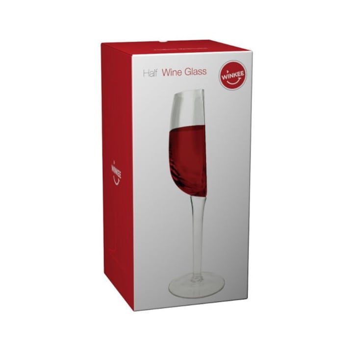 Pahar - Half Wine Glass, Sticla, Transparent, 200 ml