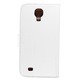 Husa din piele pentru Samsung Galaxy S4 L412, Alb