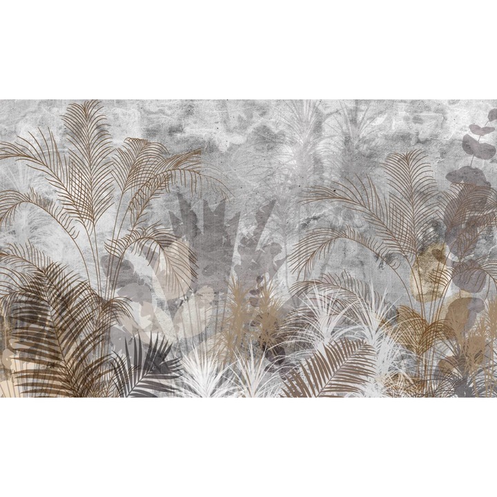 Öntapadó PVC tapéta - Absztrakt levelek, 100 x 150 cm