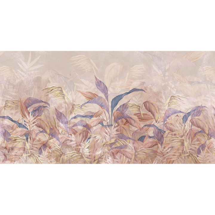 Öntapadó PVC tapéta - Vintage Colored Leaves 2, 100 x 150 cm