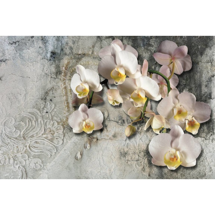 Öntapadó PVC tapéta - White Orchids, 100 x 150 cm