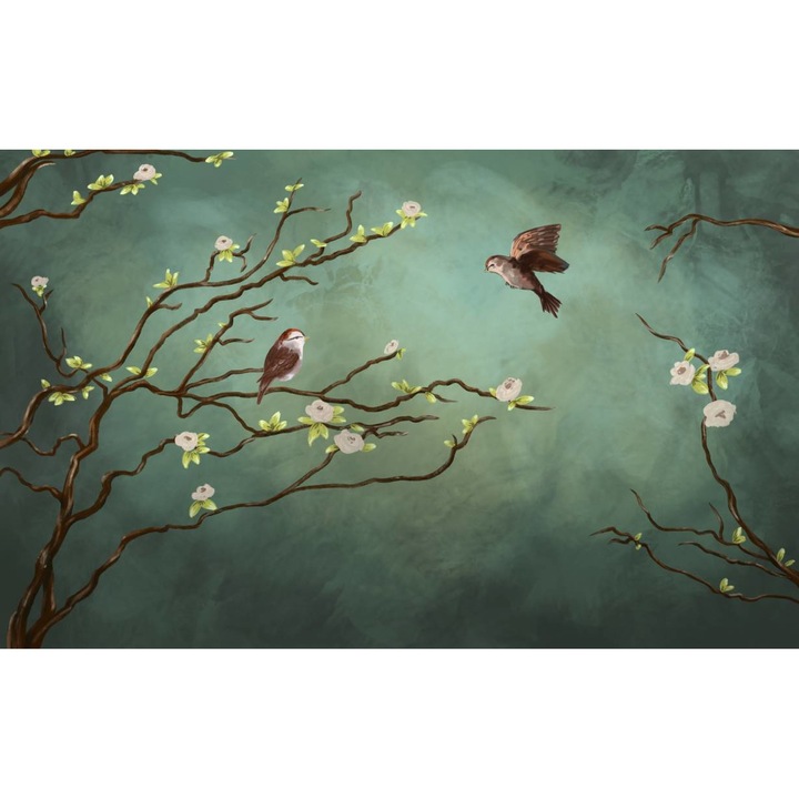 Öntapadó PVC tapéta - Sparrows festés, 100 x 150 cm