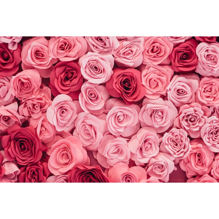 Sticker - Trandafiri Roz 4, 70x120 cm