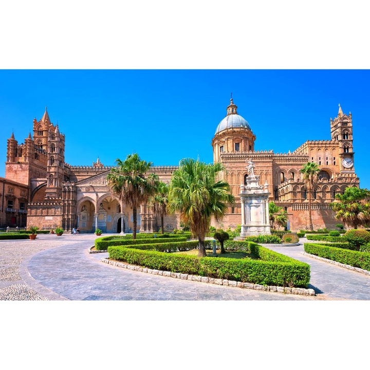 PVC öntapadó tapéta - Palermo Cathedral, 100 x 150 cm
