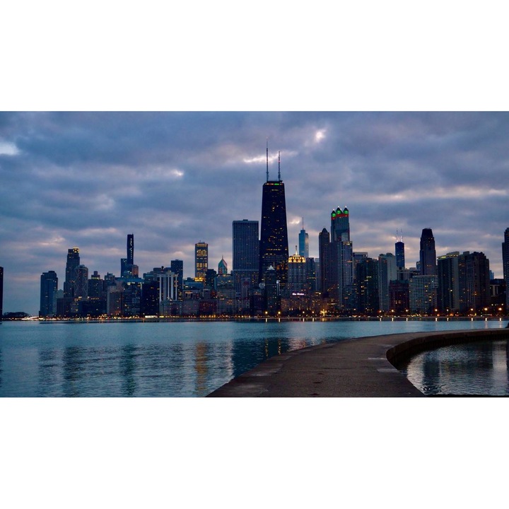 PVC öntapadó fotótapéta - Chicago La Lasarea Serii, 100 x 150 cm