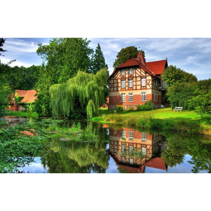 Öntapadó PVC tapéta - Holiday House In Nature, 100 x 150 cm