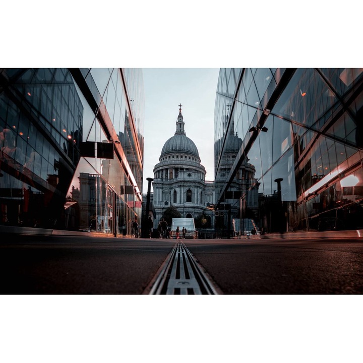 Öntapadó PVC tapéta - St. Paul's Cathedral Londonban, 100 x 150 cm