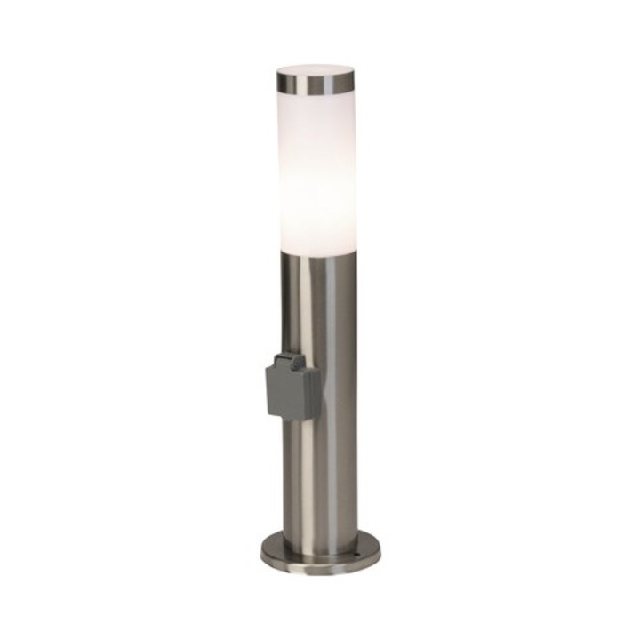Stalp Pitic Chorus E27 1x20w, 46 Cm, Pentru Exterior Ip44, Otel Inoxidabil