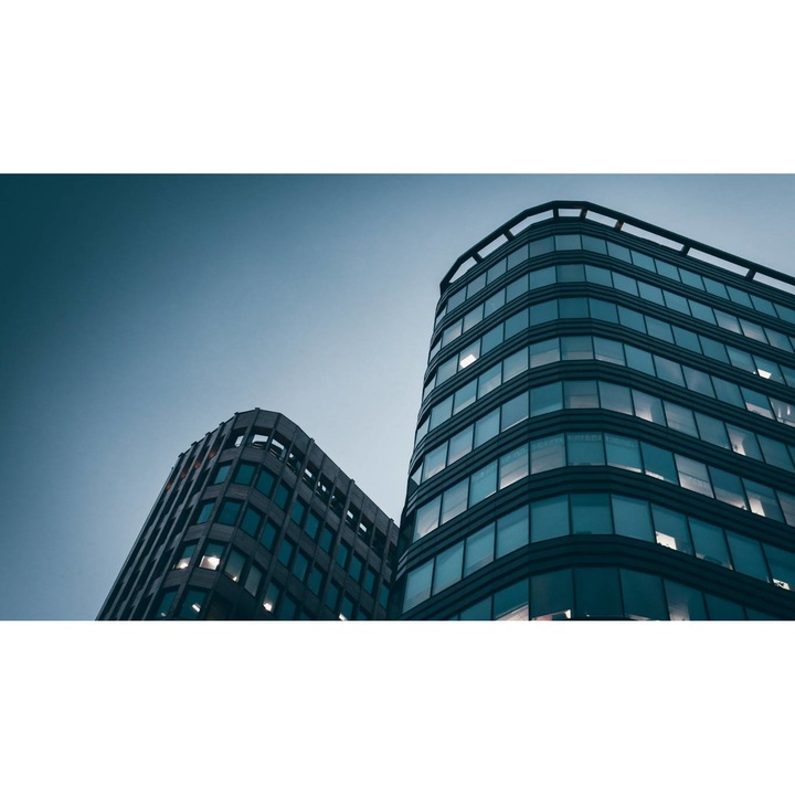 PVC öntapadó tapéta - Irodaházak, 100 x 150 cm