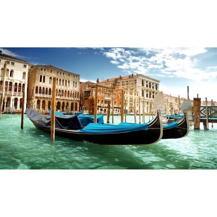 PVC öntapadó tapéta - Velencei Gondolas 2, 100 x 150 cm