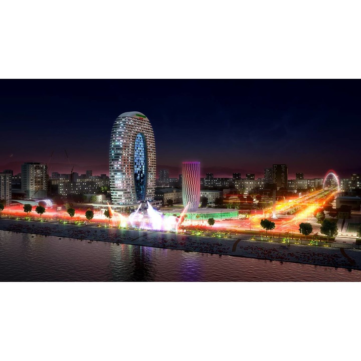 Öntapadó PVC tapéta - Georgia At Night, 100 x 150 cm