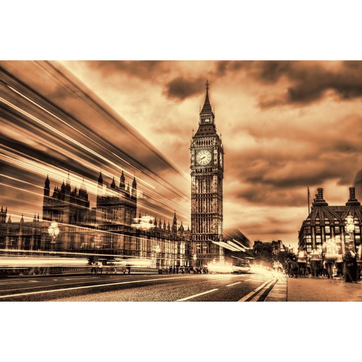 Öntapadó PVC tapéta - Big Ben Tower képe, 100 x 150 cm