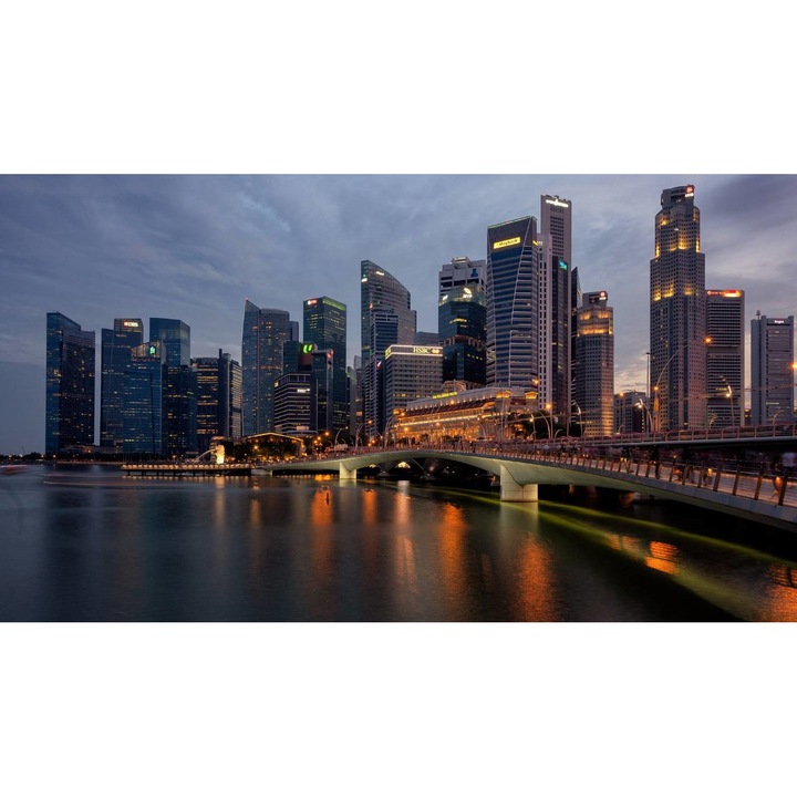 PVC öntapadós tapéta - Esplanade Bridge képe, 100 x 150 cm