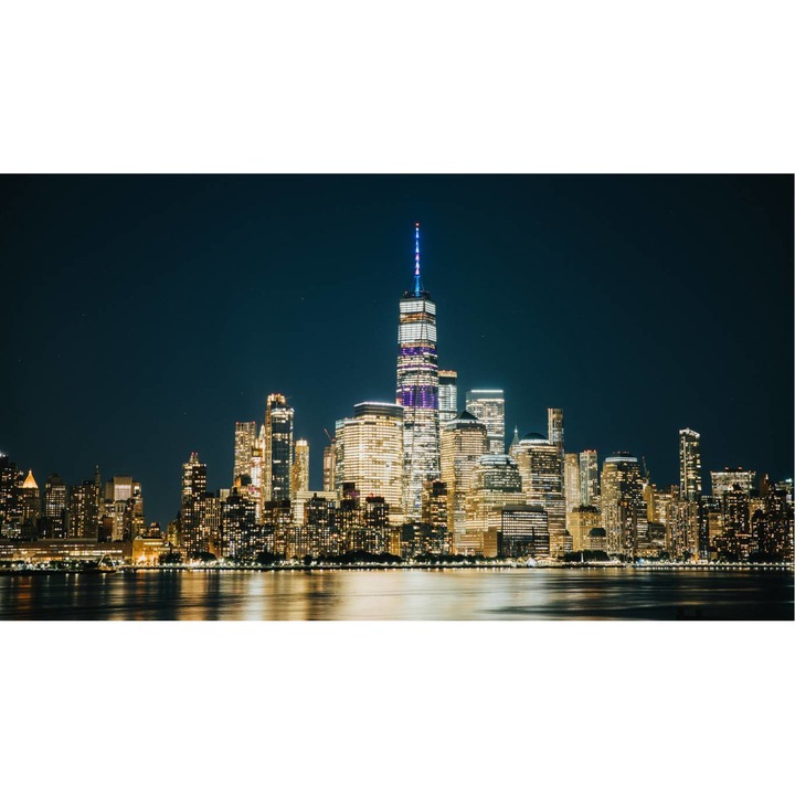 Fototapet autoadeziv PVC - Luminile Orasului 3, 160 x 240 cm