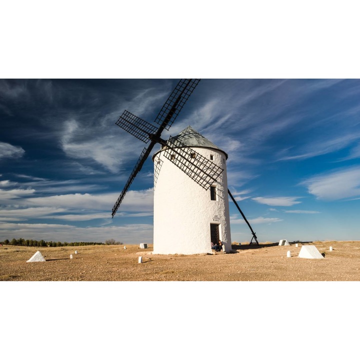 Öntapadó PVC tapéta - Szélmalom 2, 100 x 150 cm