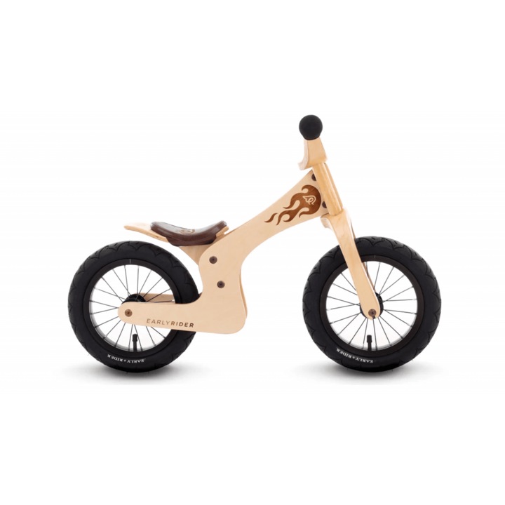 Bicicleta de echilibru, Early Rider, Lite, 12 inch, Lemn, Bej