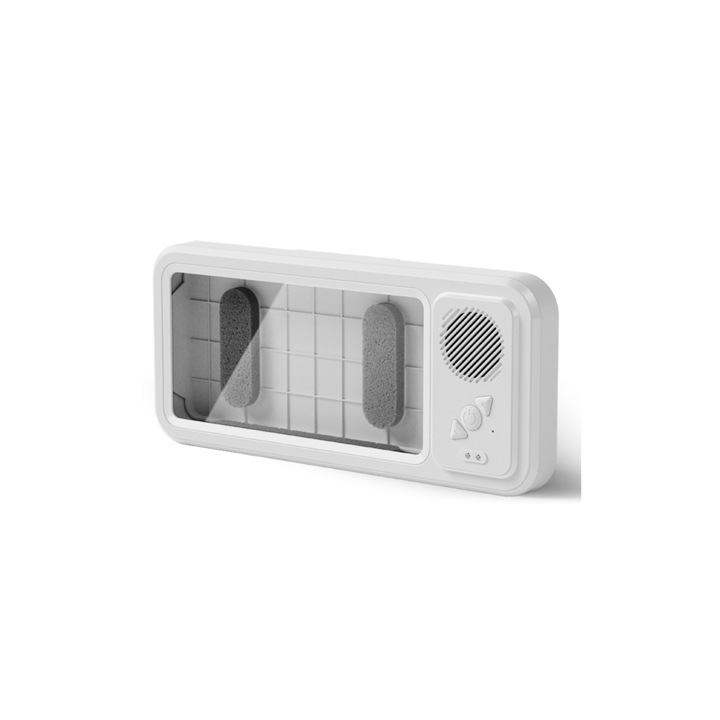 Boxa Bluetooth cu Suport de Telefon Pentru Dus, Portabil, Ajustabil, cu efect surround, conectare rapida, montare in 3 pasi simpli, ecran tactil inteligent, anti-aburire, rezistent la apa, relaxare in dus la un alt nivel