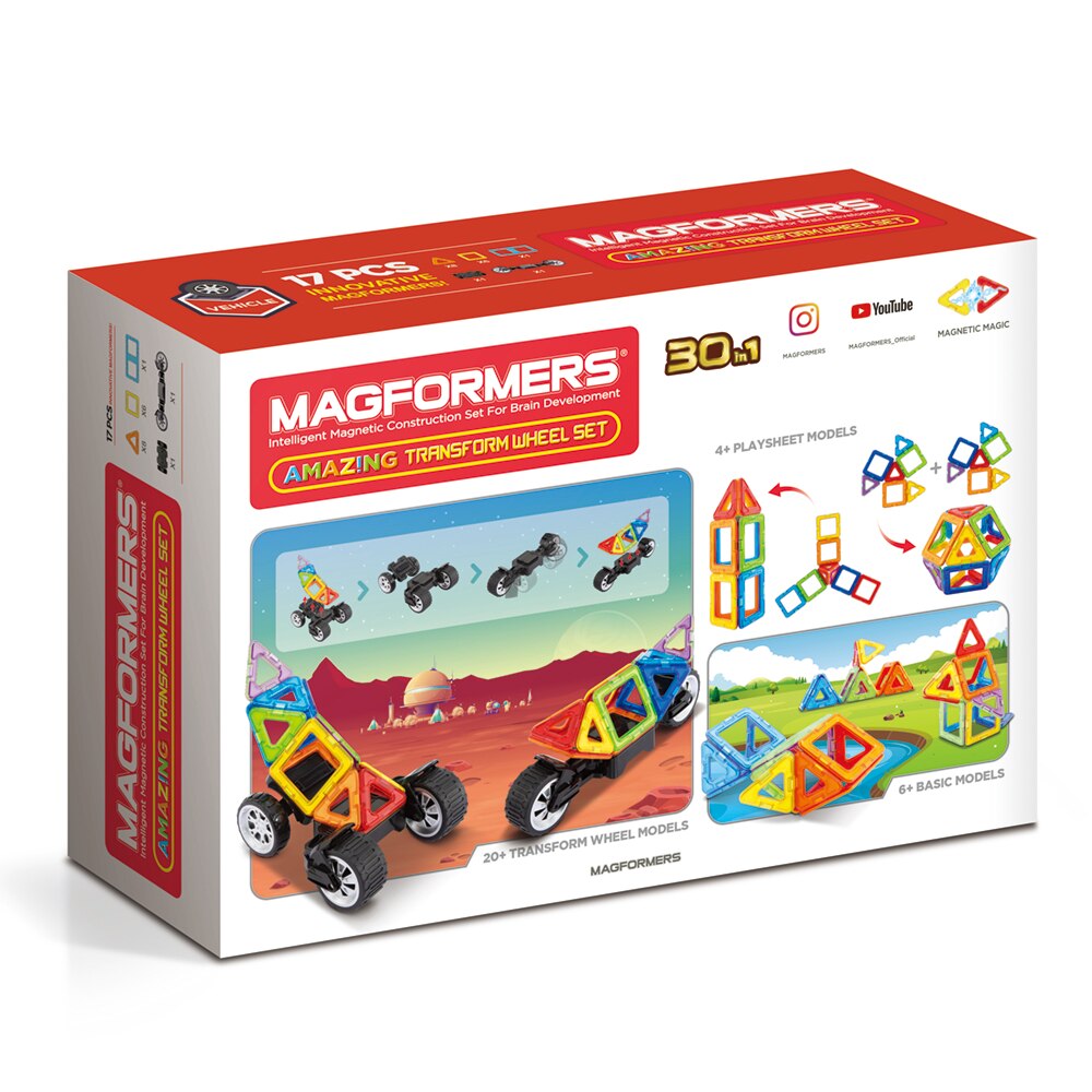 Juego Educativo Magnético MAGFORMERS GmbH 278-56 Amazing Rescue Set 50T, Multicolor, A Partir De 36 Meses Juego Imanes 50 Piezas Rescue Multicolor Educativo