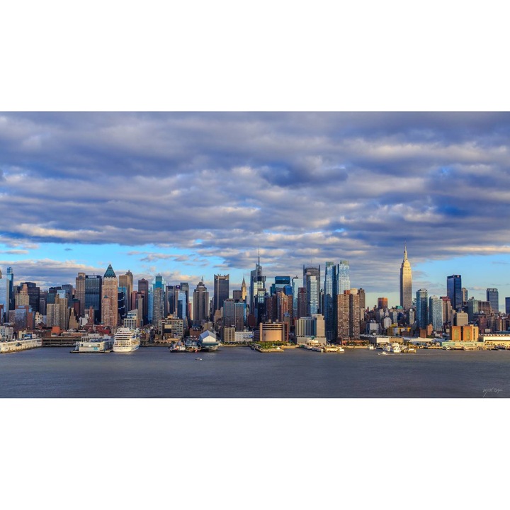PVC öntapadó tapéta - Panorama Of Manhattan, 100 x 150 cm