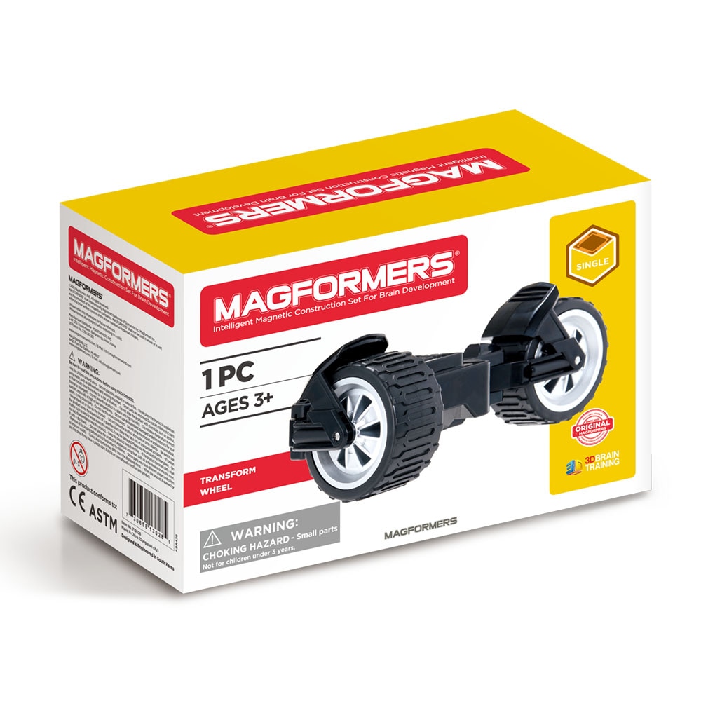 Set de constructie magnetic Magformers - Transform Wheels, 1 piesa