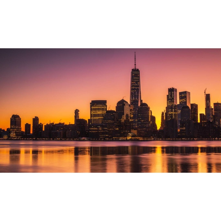 PVC öntapadós tapéta - New York at Sunset, 100 x 150 cm