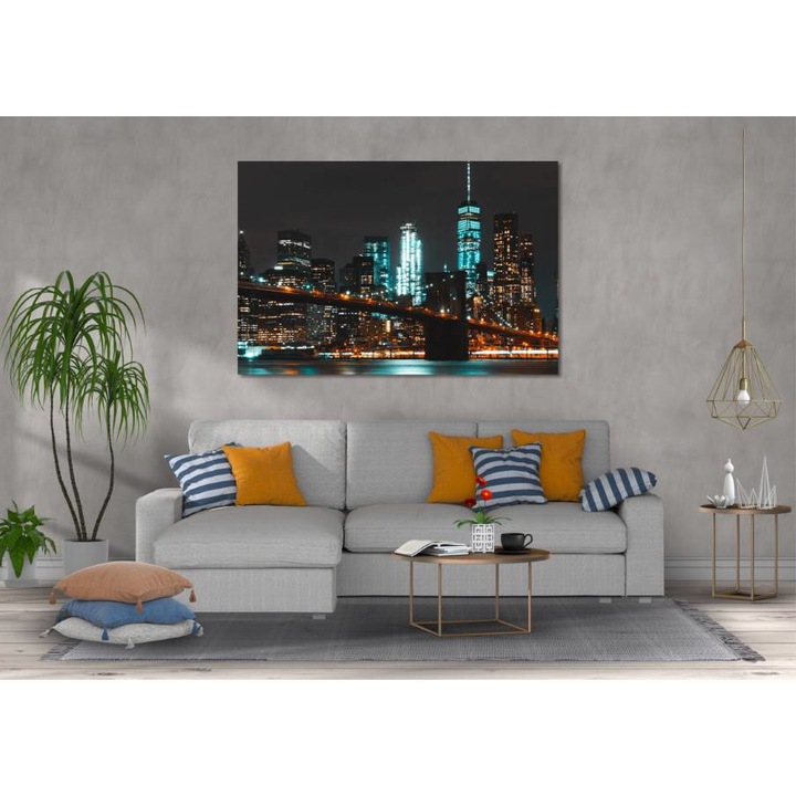 Vászonfestmény - Brooklyn Bridge, 35x50 cm