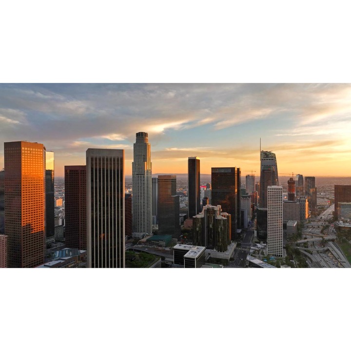 PVC öntapadós tapéta - Panorama Los Angeles 1, 100 x 150 cm