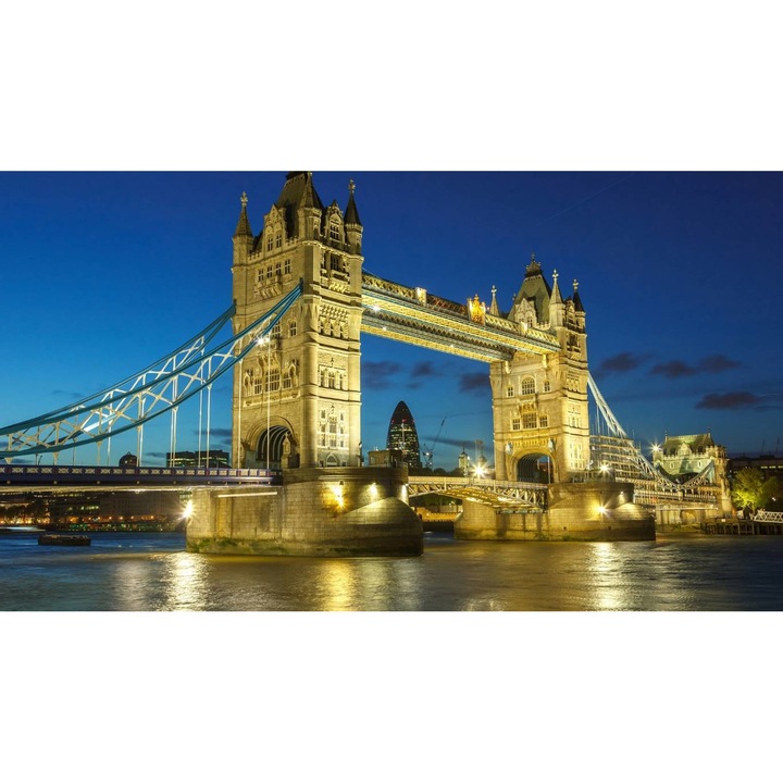 PVC öntapadó tapéta - Landscape London Bridge 2, 100 x 150 cm