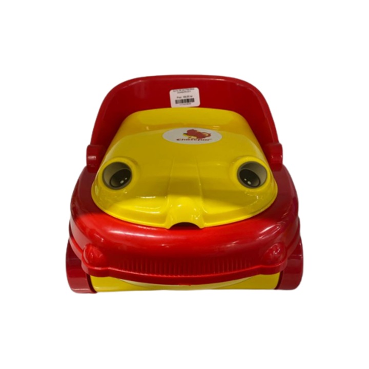 Olita tip WC, muzicala, figurina ochisori, rosu/galben