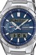 Casio, Ceas quartz cu bratara de otel inoxidabil, Argintiu