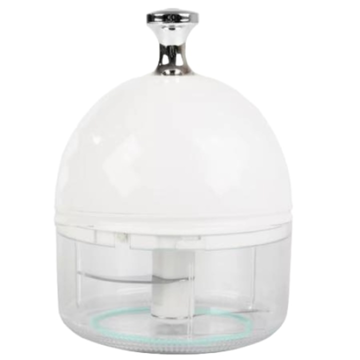 Mini tocator electric fara fir pentru taiat legume, cu incarcare USB, 12 x 8.5 cm, Alb