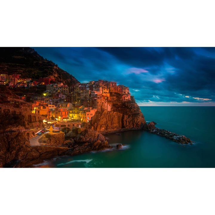 Öntapadó PVC tapéta - olasz falu Manarola 8, 100 x 150 cm