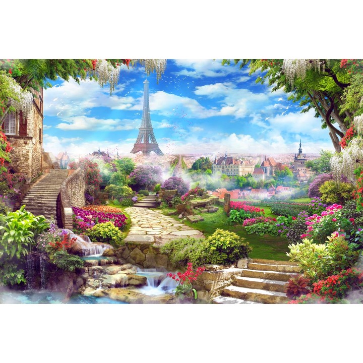 PVC öntapadó tapéta - Kilátás az Eiffel-toronyra 3, 100 x 150 cm