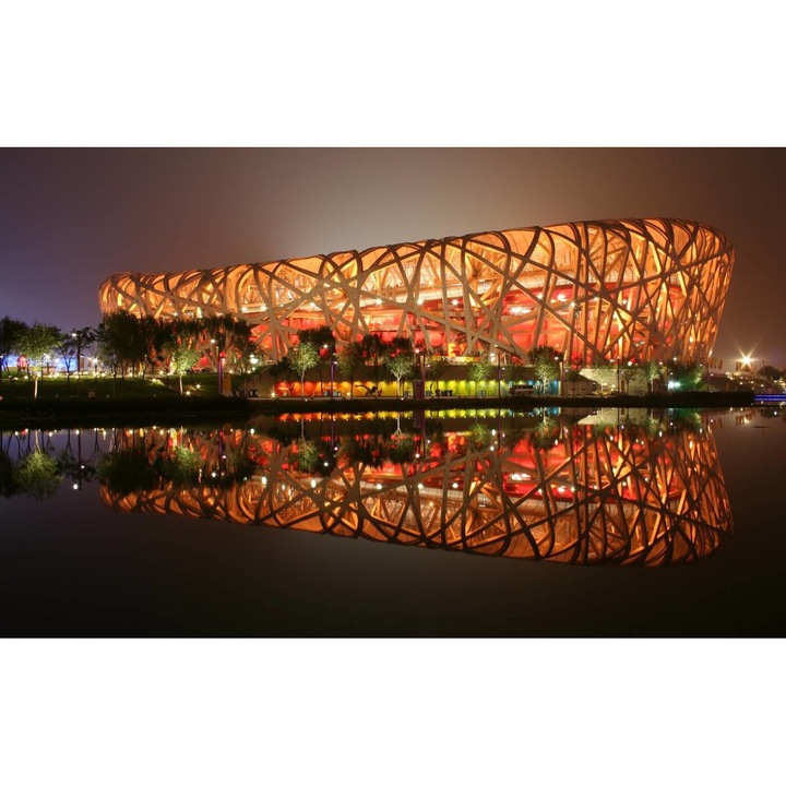 PVC öntapadó tapéta - Pekingi Nemzeti Stadion, 100 x 150 cm