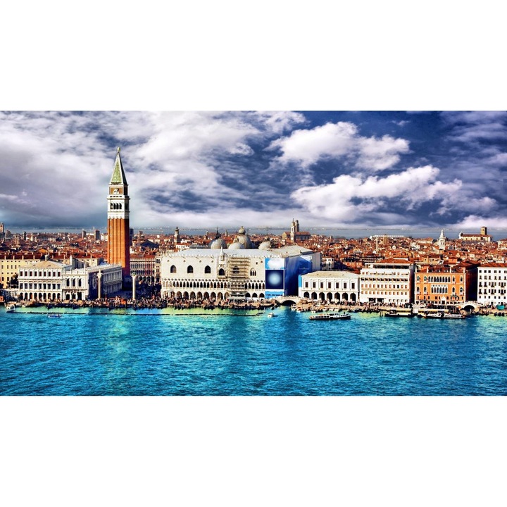PVC öntapadó tapéta - Kilátás a velencei harangtoronyra 2, 100 x 150 cm