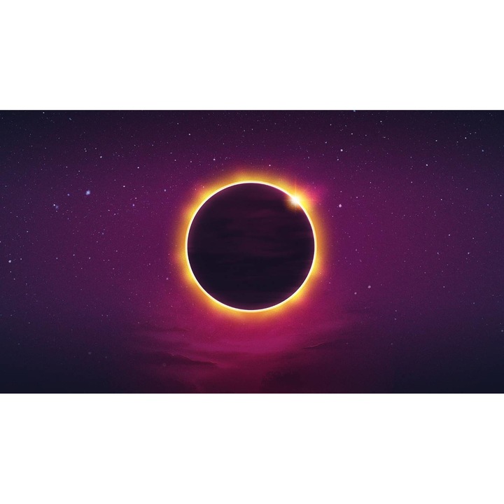 Öntapadó PVC tapéta - Solar Eclipse, 100 x 150 cm