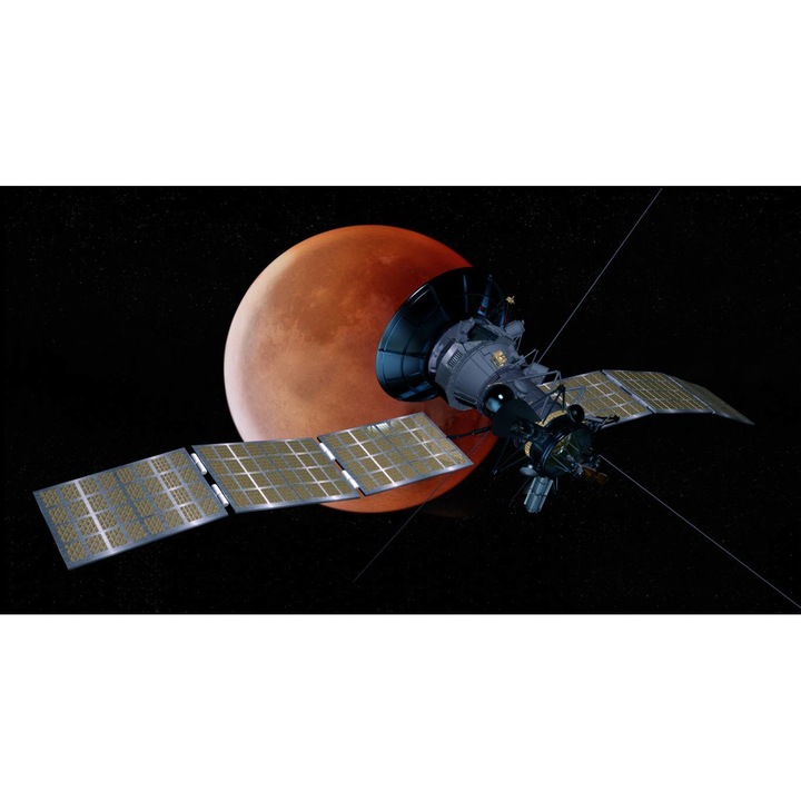 PVC öntapadós tapéta - The Moon and the Satellite, 100 x 150 cm